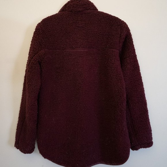 Abercrombie & Fitch Half-Zip Sherpa Sweatshirt - Picture 3 of 3